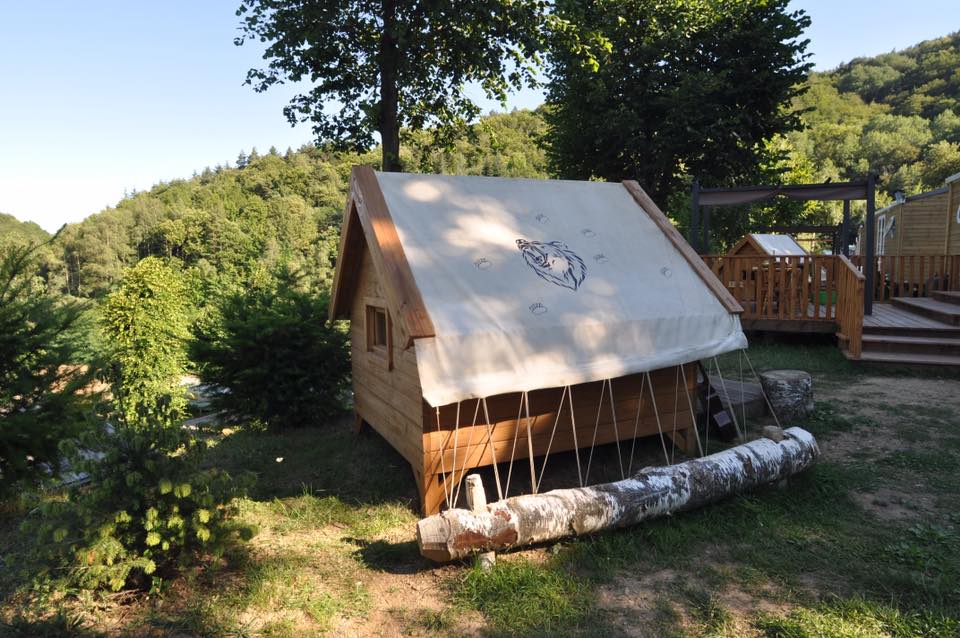 cabane camping le mas des sedaries lozere cevennes