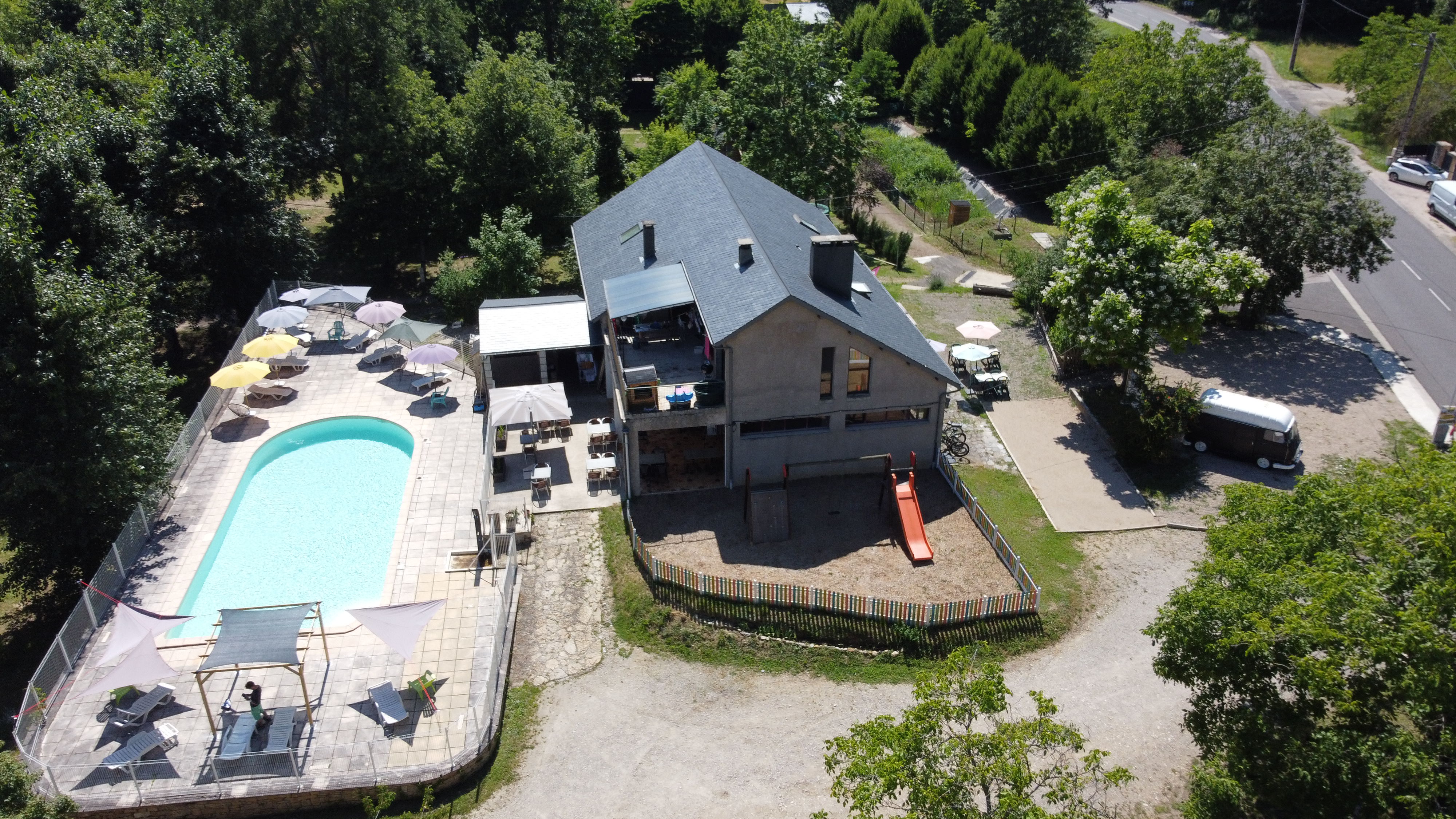 Camping bord de riviere