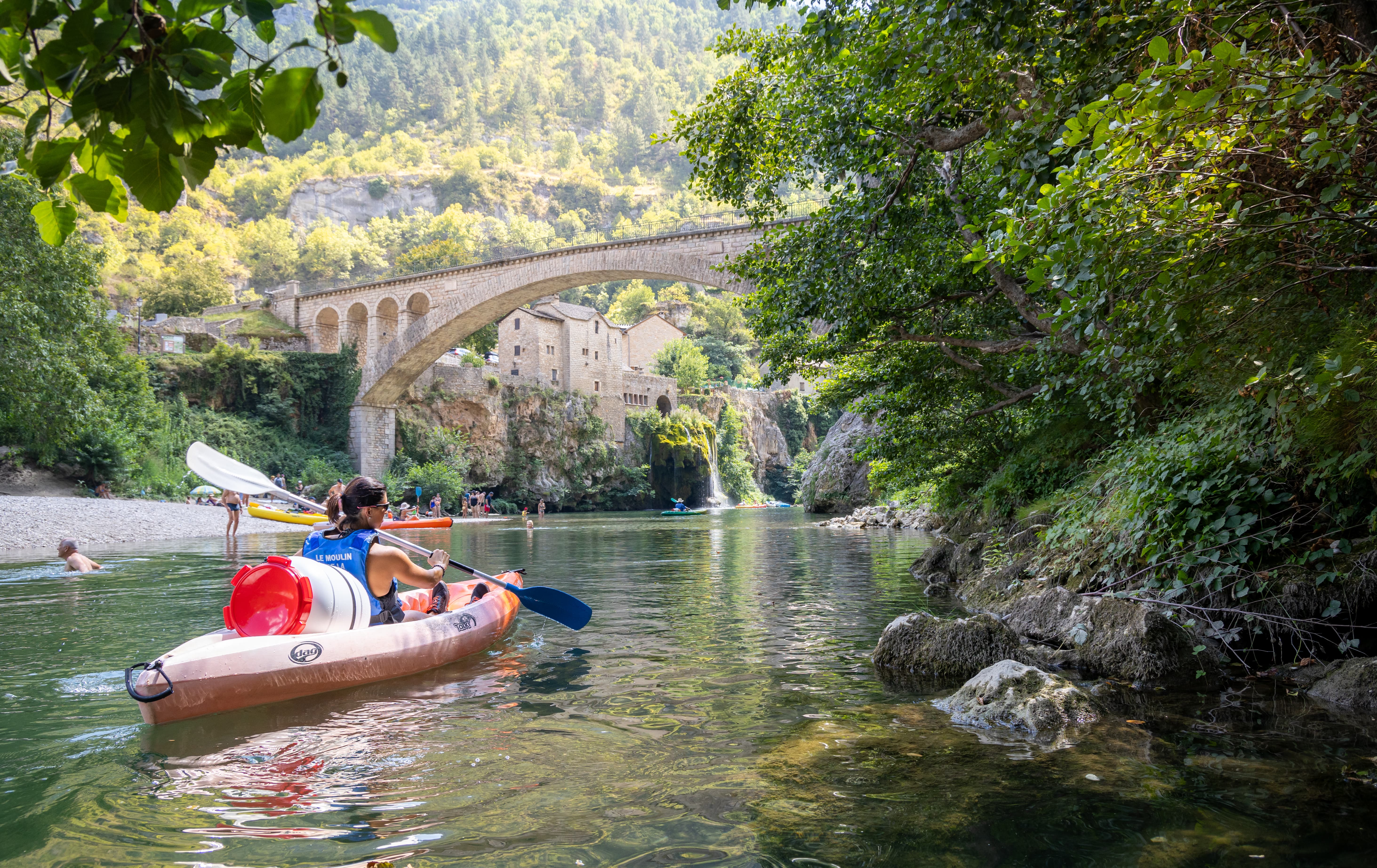 CANOË BLANC - MOULIN DE LA MALENE