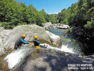 Canyoning Famille - Le grand toboggan cascade