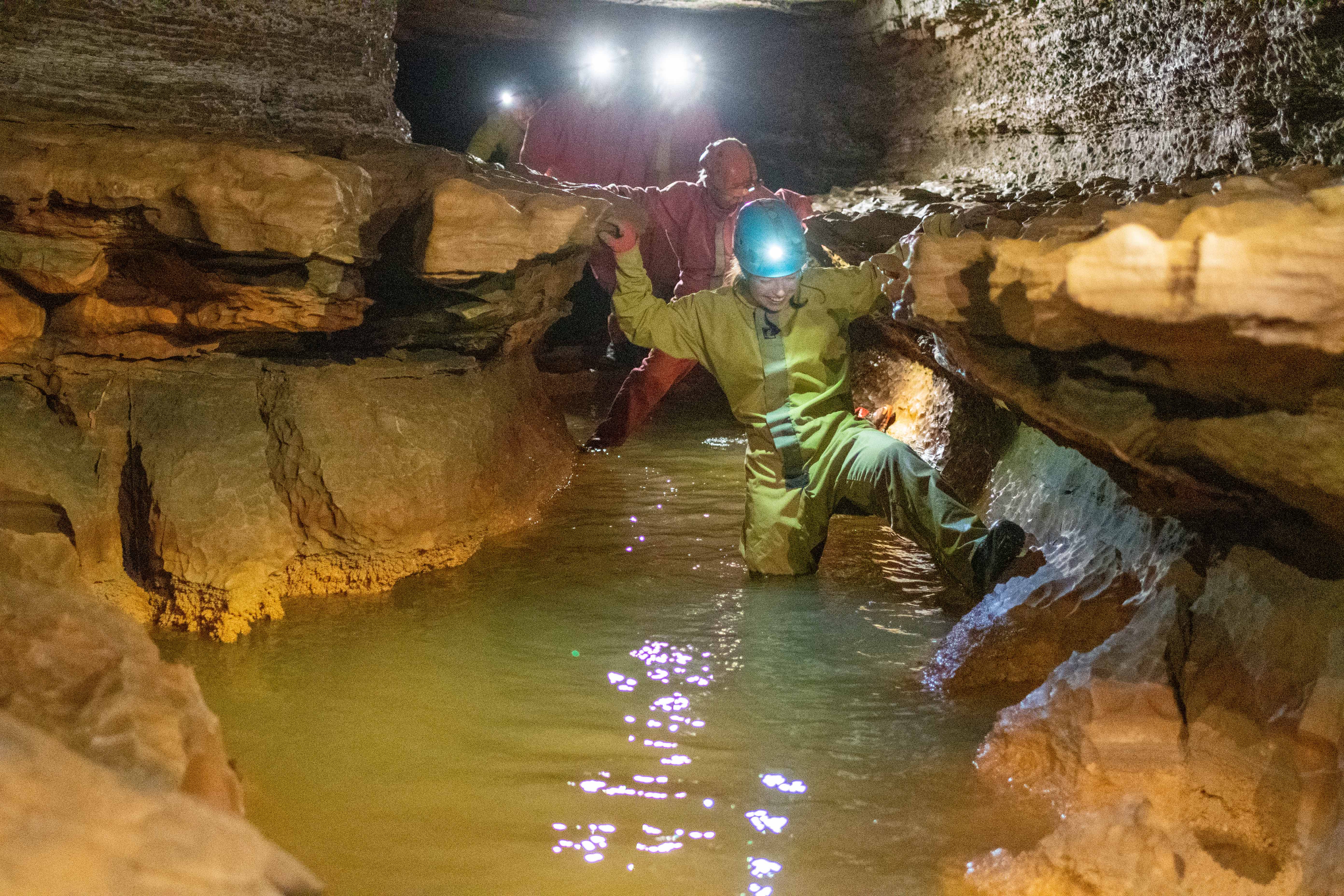 Spéléo Spéléologie - Clujade rivière souterraine