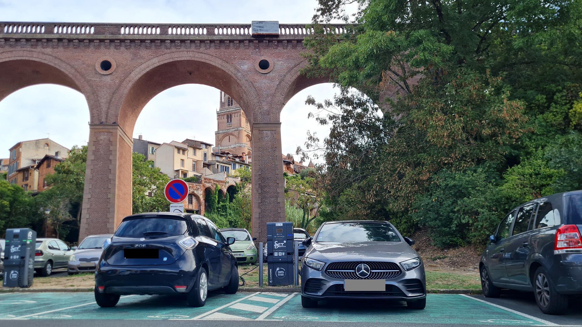 stationnement et recharge véhicule électrique Albi Centre