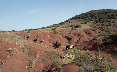 balade a cheval canyon lac du salagou