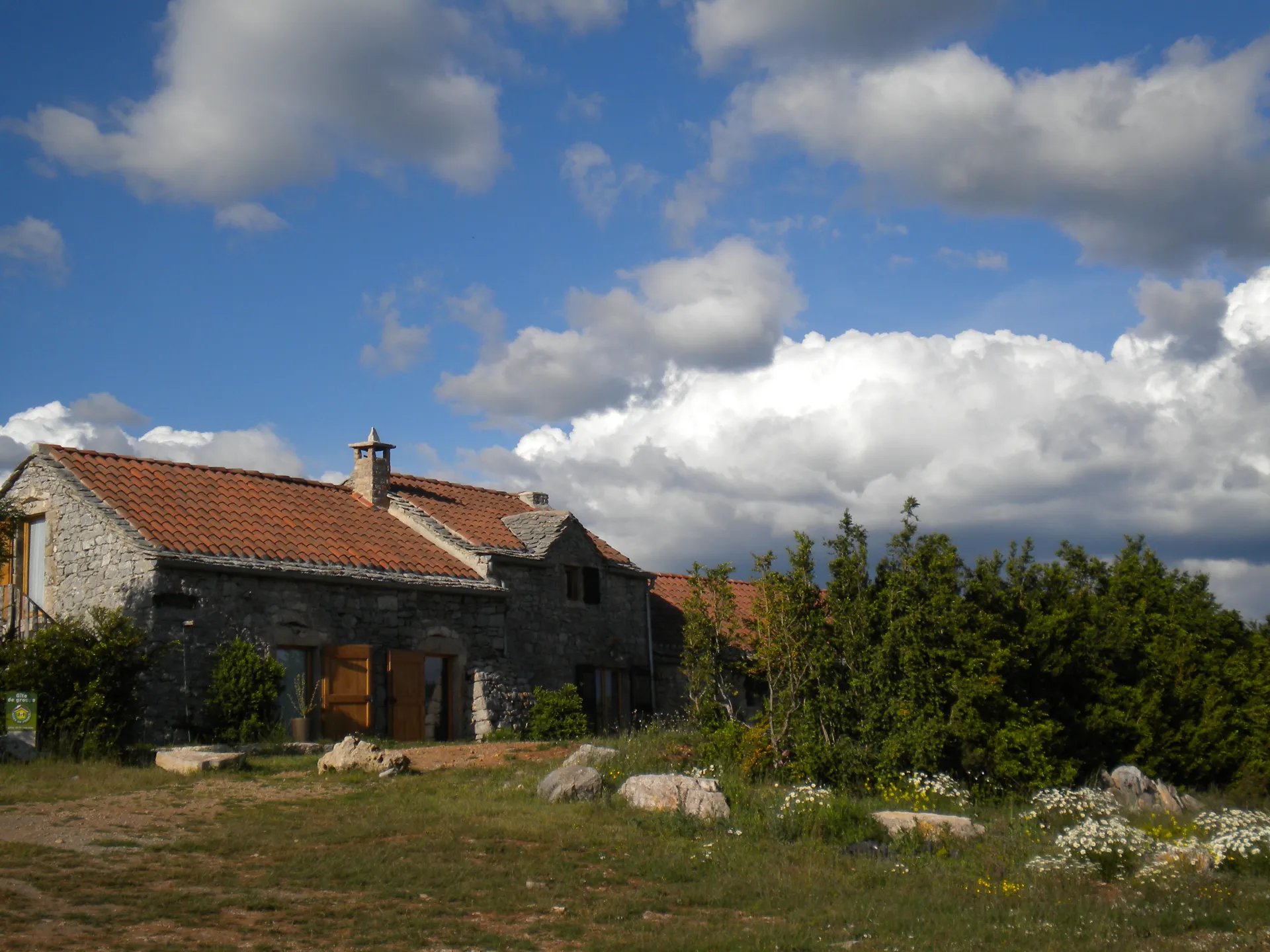 Vue extérieure gîte de Loulette