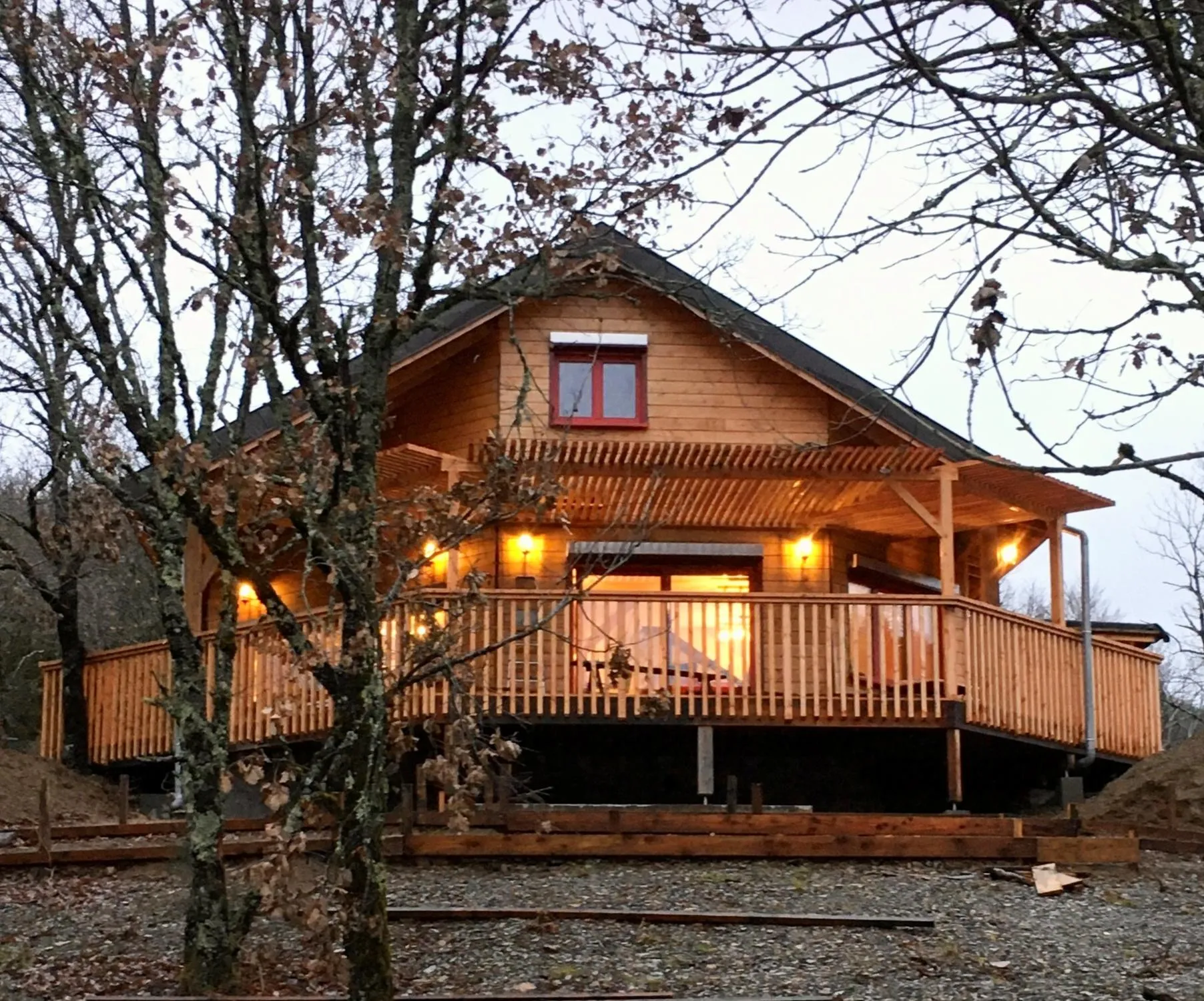 Le restaurant niché dans son écrin de nature