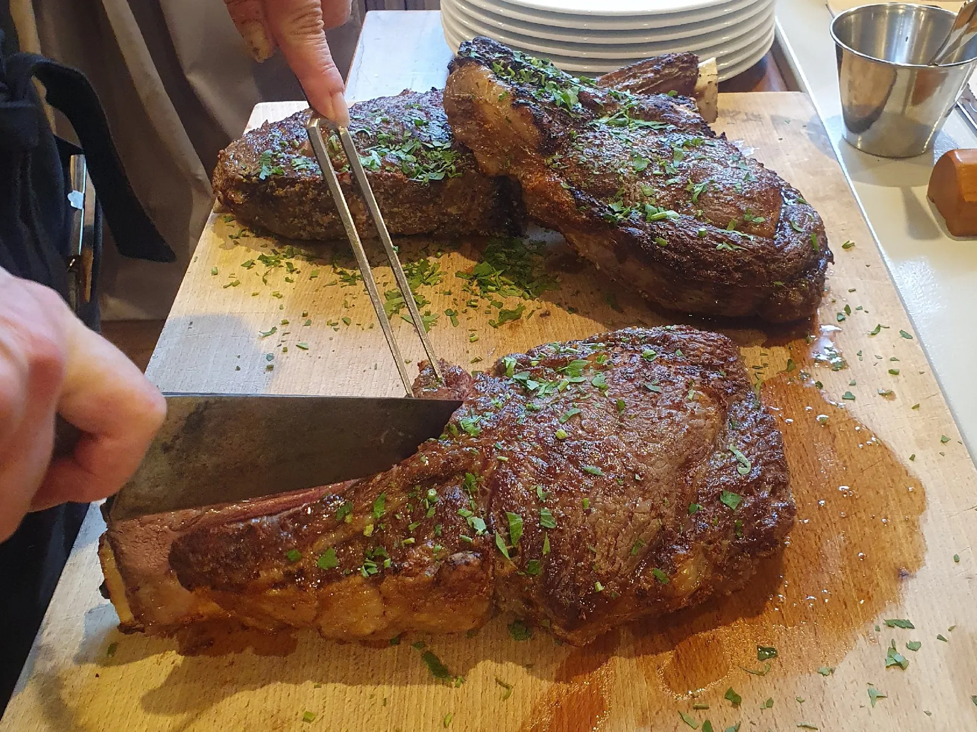 Côte de bœuf origine Aubrac