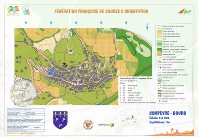 Course d'orientation à Compeyre
