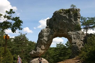 La Porte de Mycène - Chaos rocheux du Causse Noir