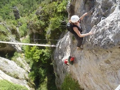 Causses Émotions via ferrata