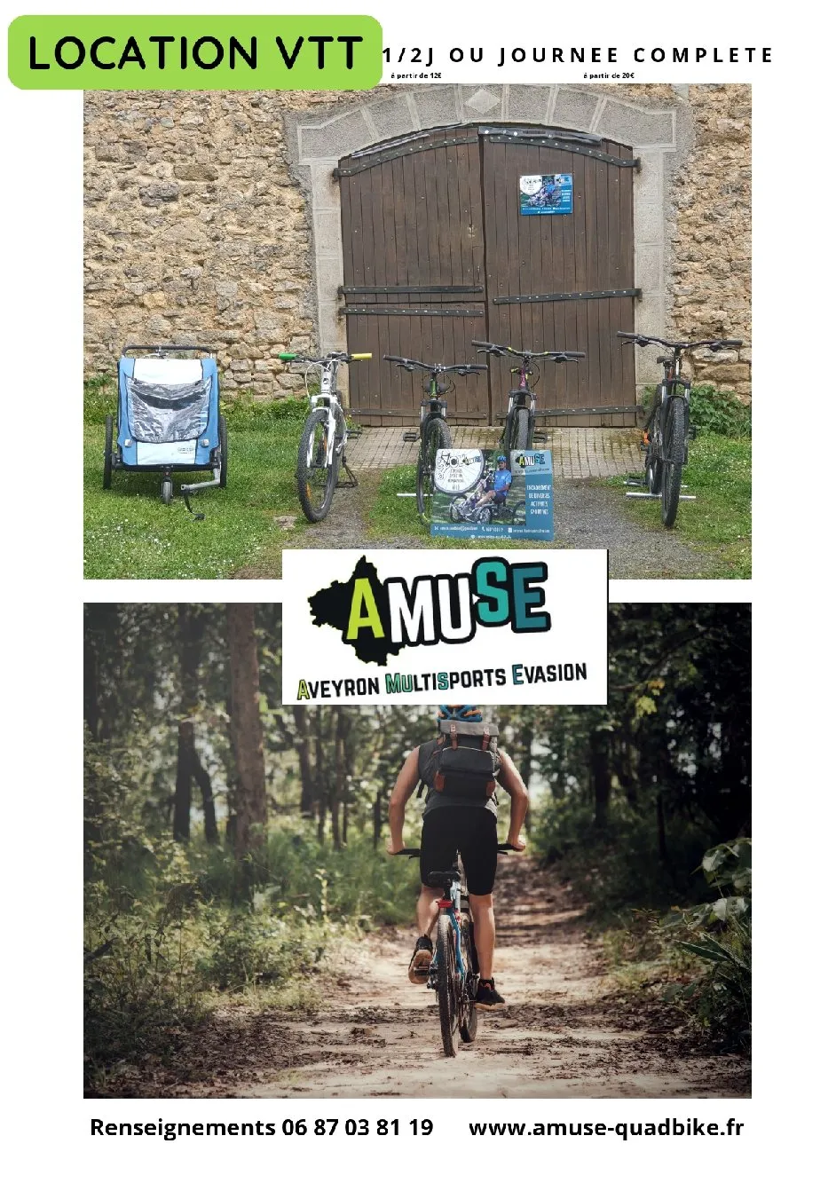 AMUSE - Location de VTT à Saint Geniez d'Olt