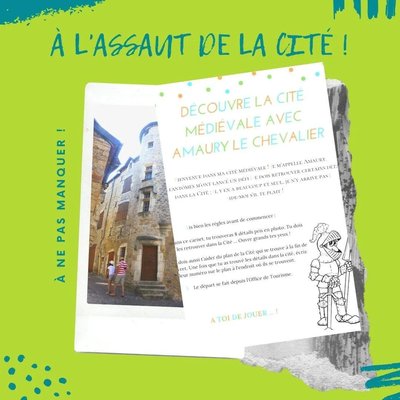 Livret-jeux "Amaury le Chevalier" à Sévérac-le-Château