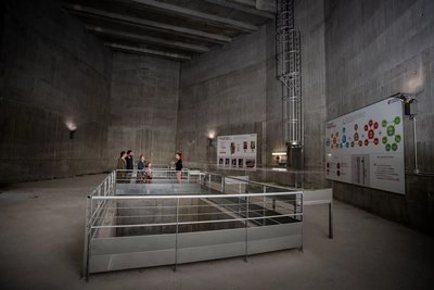 Viaduc de Millau: sur les anciennes pistes de chantier