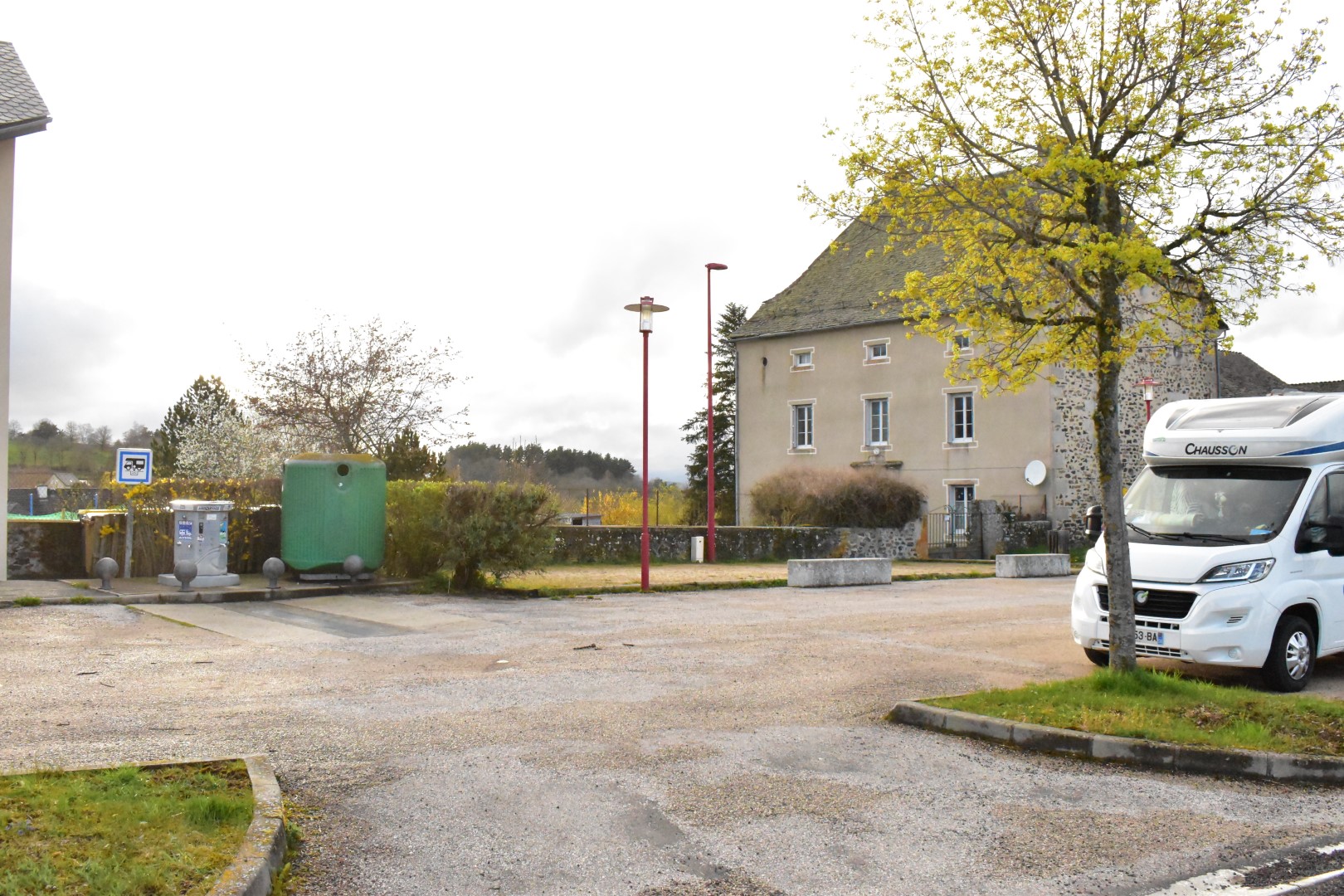Aire de service de Faverolles-Cantal-Auvergne