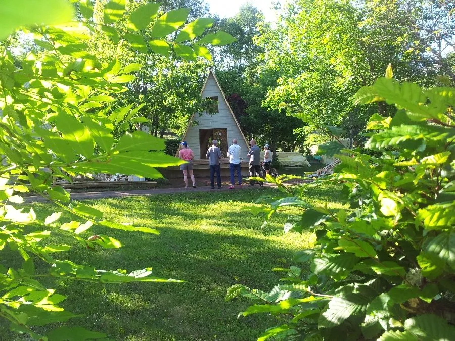 Tipis en bois de Brommat