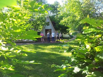 Tipis en bois de Brommat