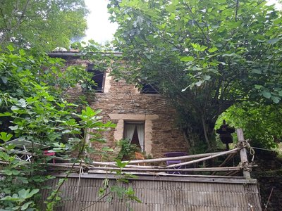 Vue du gîte de la terrasse