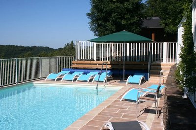 Piscine vue côté Ouest