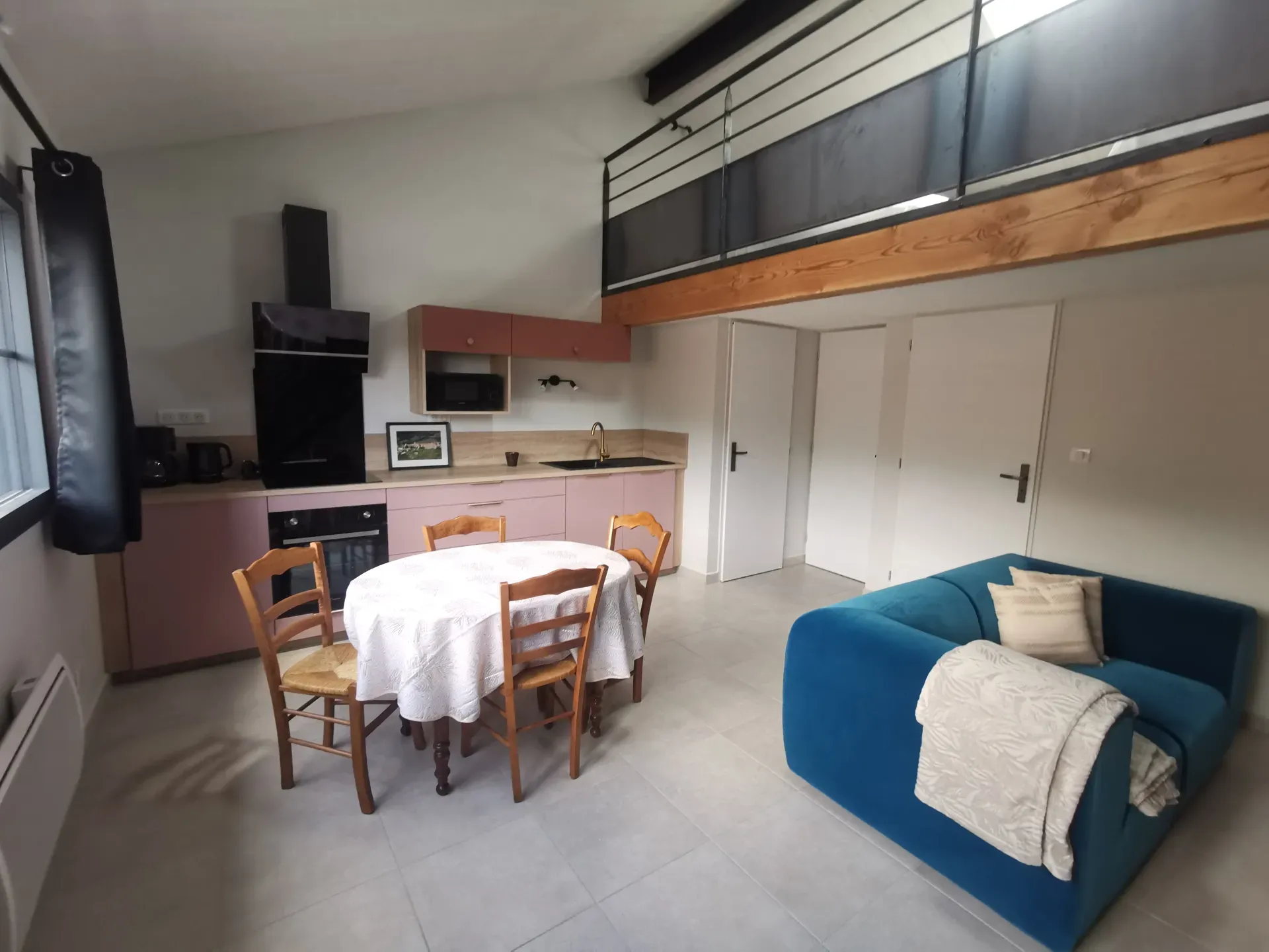 Cuisine ouverte sur salon