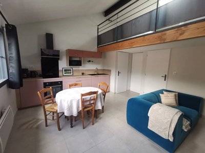 Cuisine ouverte sur salon