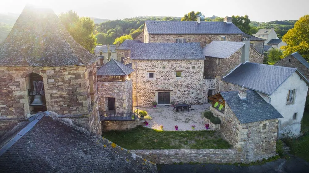 La Tour d'Olympe vue aérienne