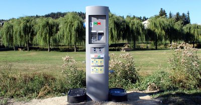 Borne de camping-car