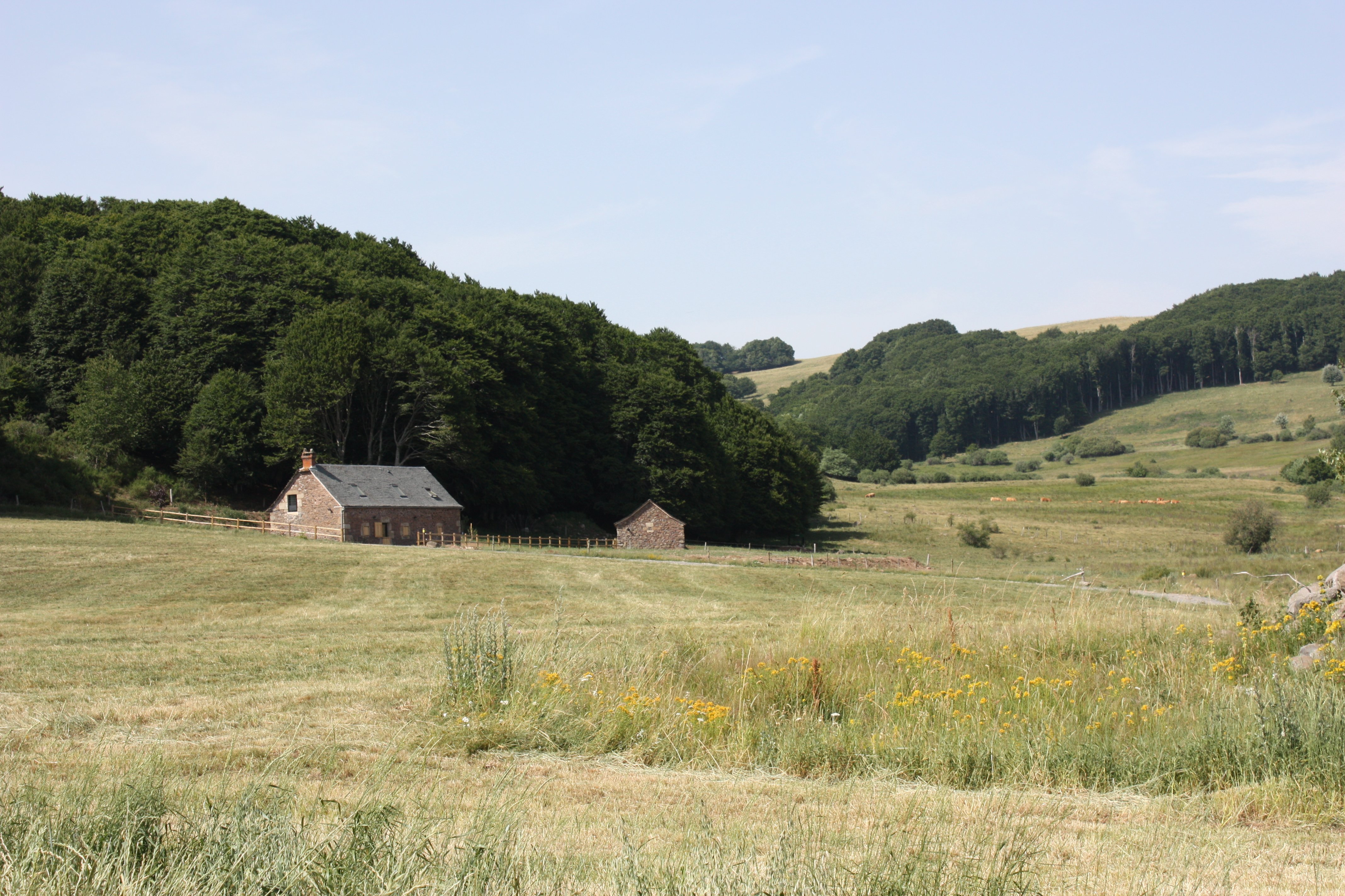 vue d'ensemble du gîte du Carteyrou