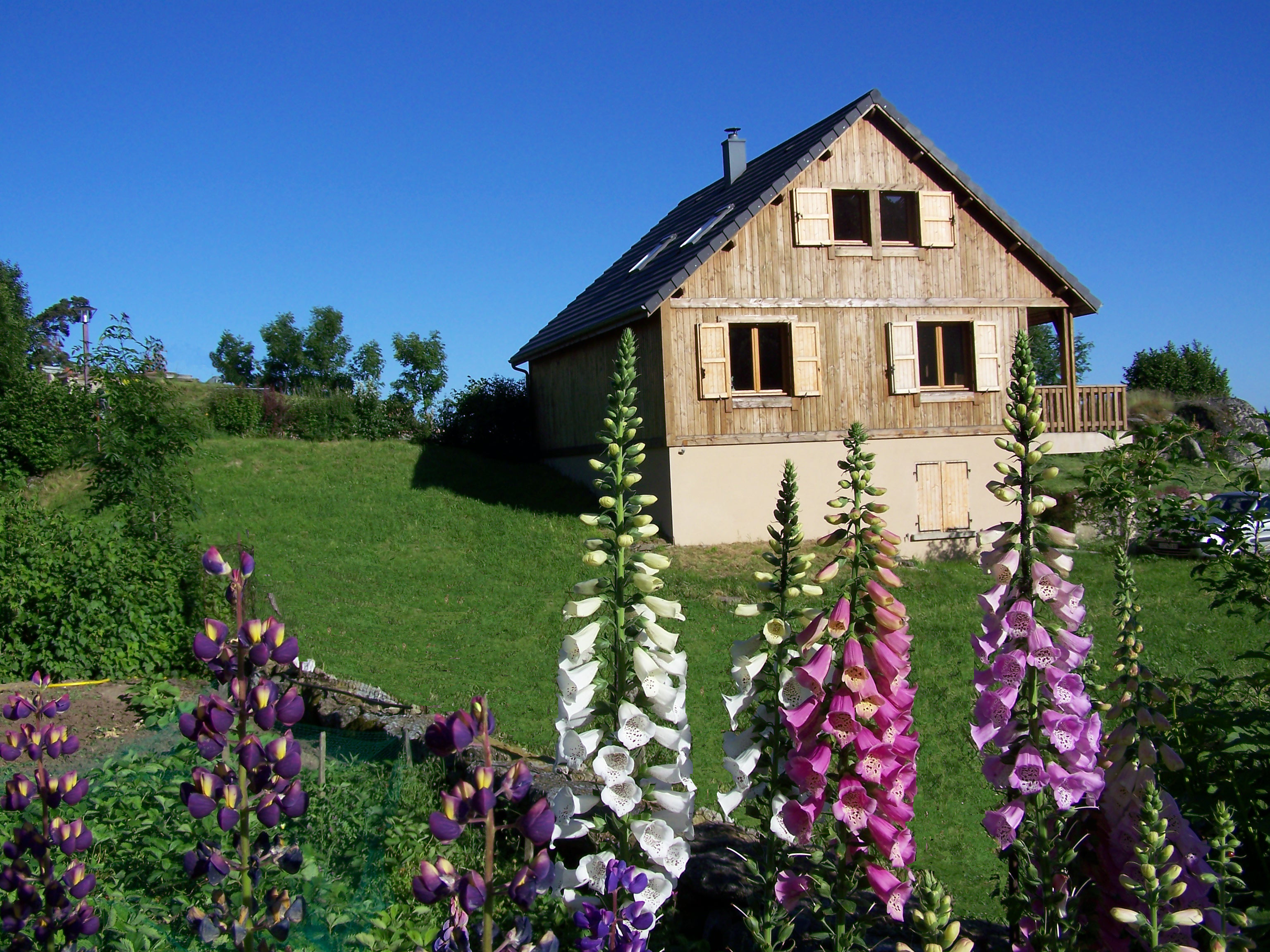 Chalet vu de l'ouest