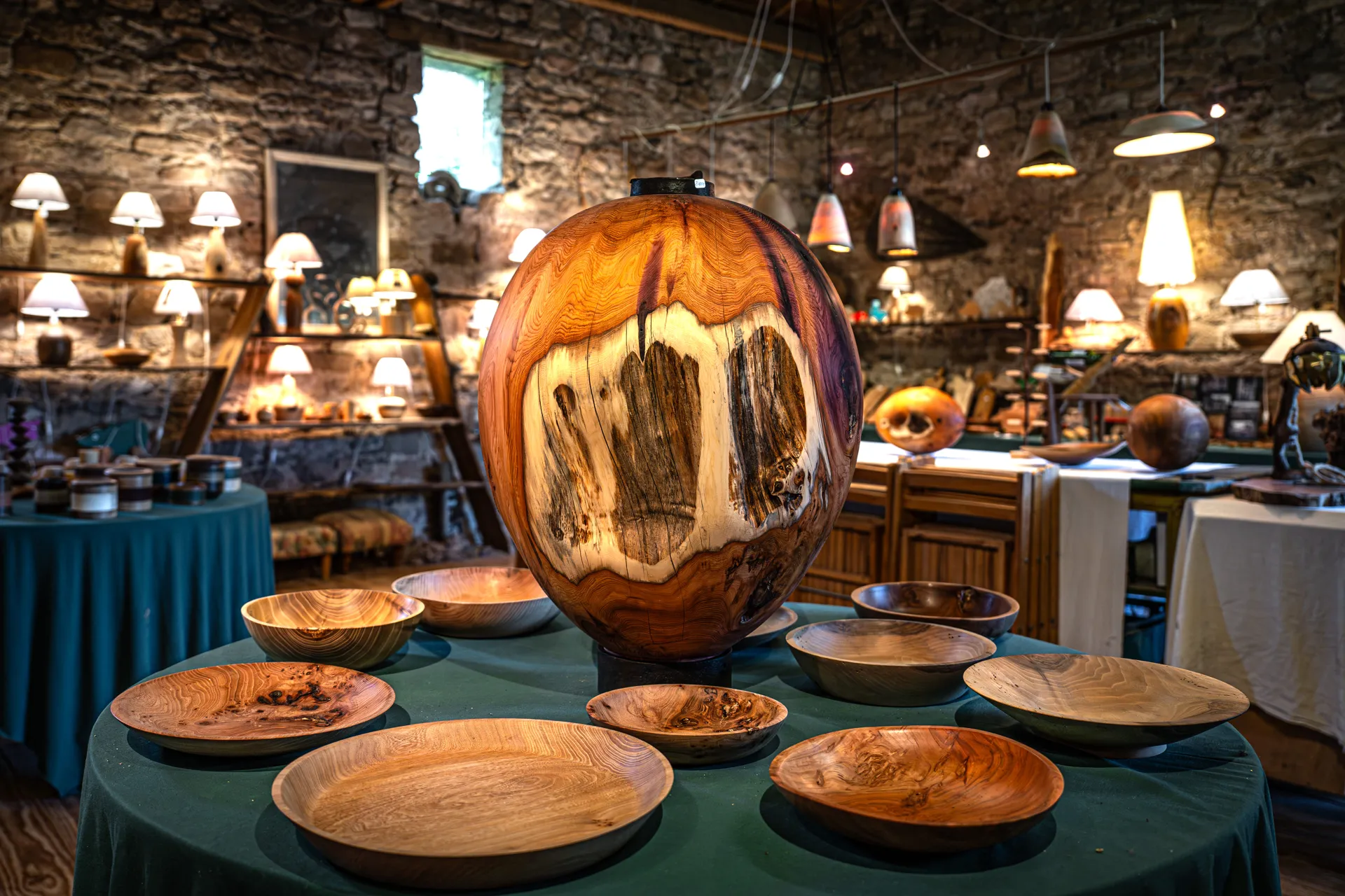 Intérieur de la Bergerie des Artisans