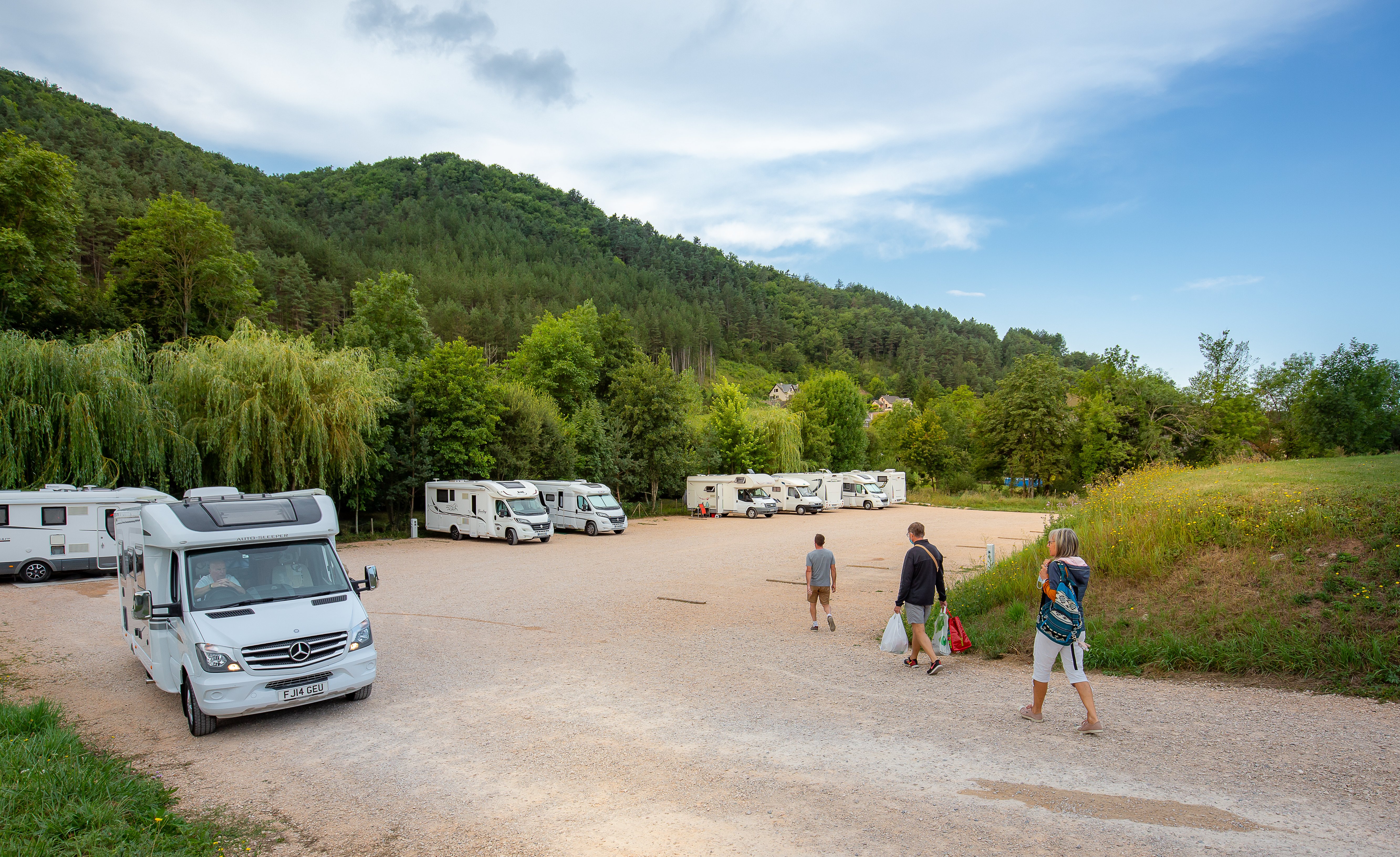 Camping car park La Canourgue