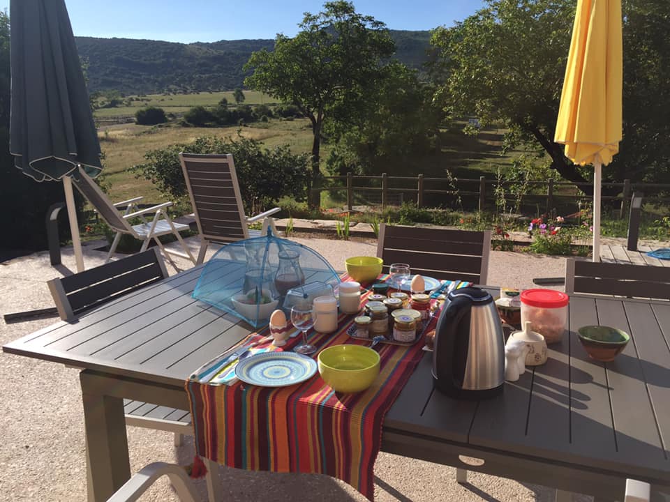 Terrasse Gîte de Gazelle