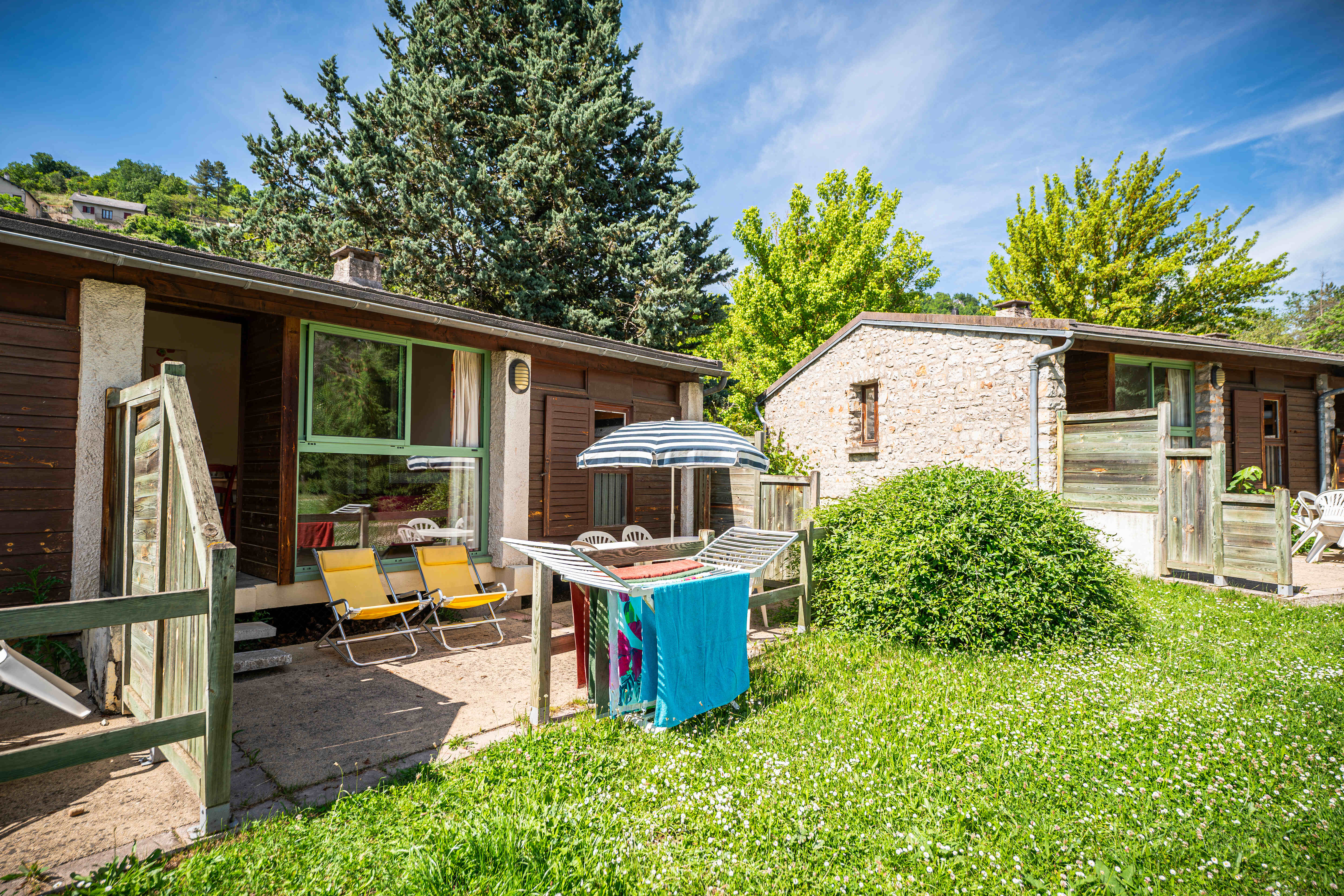 Terrasse de nos cottages