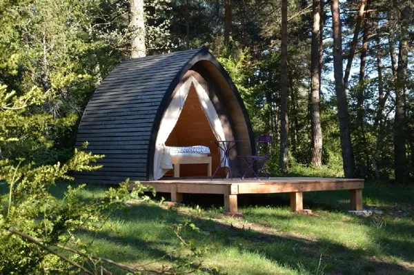 ECO-CAMPING DU LARZAC, Hutte Duo