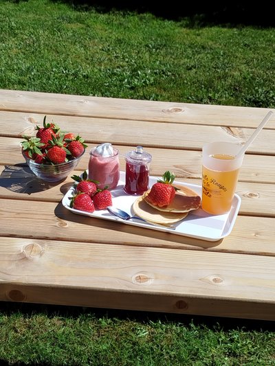 Goûter en extérieur