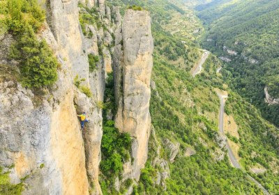 Escalade dans les Gorges du Tarn