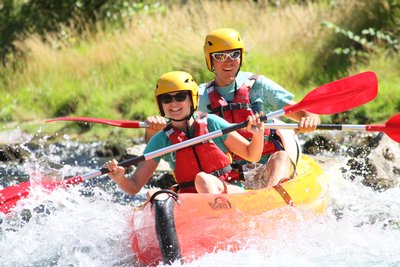 Les vignes Le Rozier en eaux vives