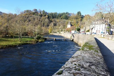 Le Lot à Entraygues-sur-Truyère