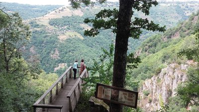 Passerelle cascade Saut du Chien