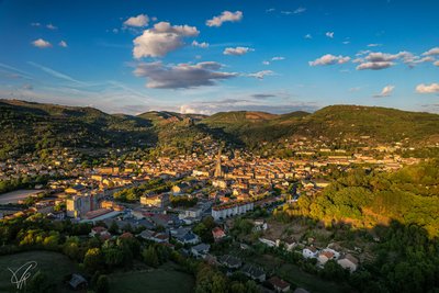 Vue sur Saint-Affrique