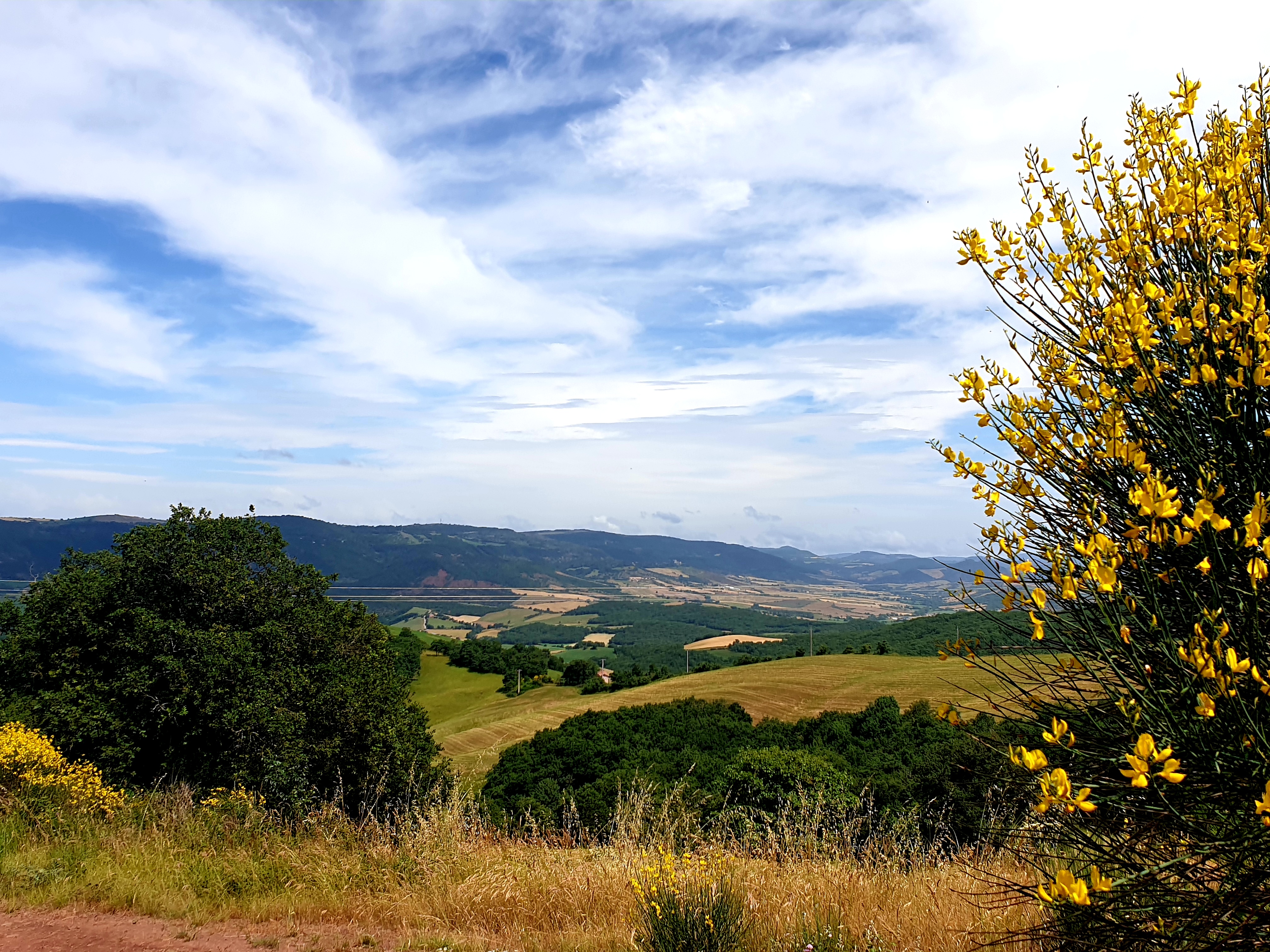 Vue vers la vallée du Dourdou