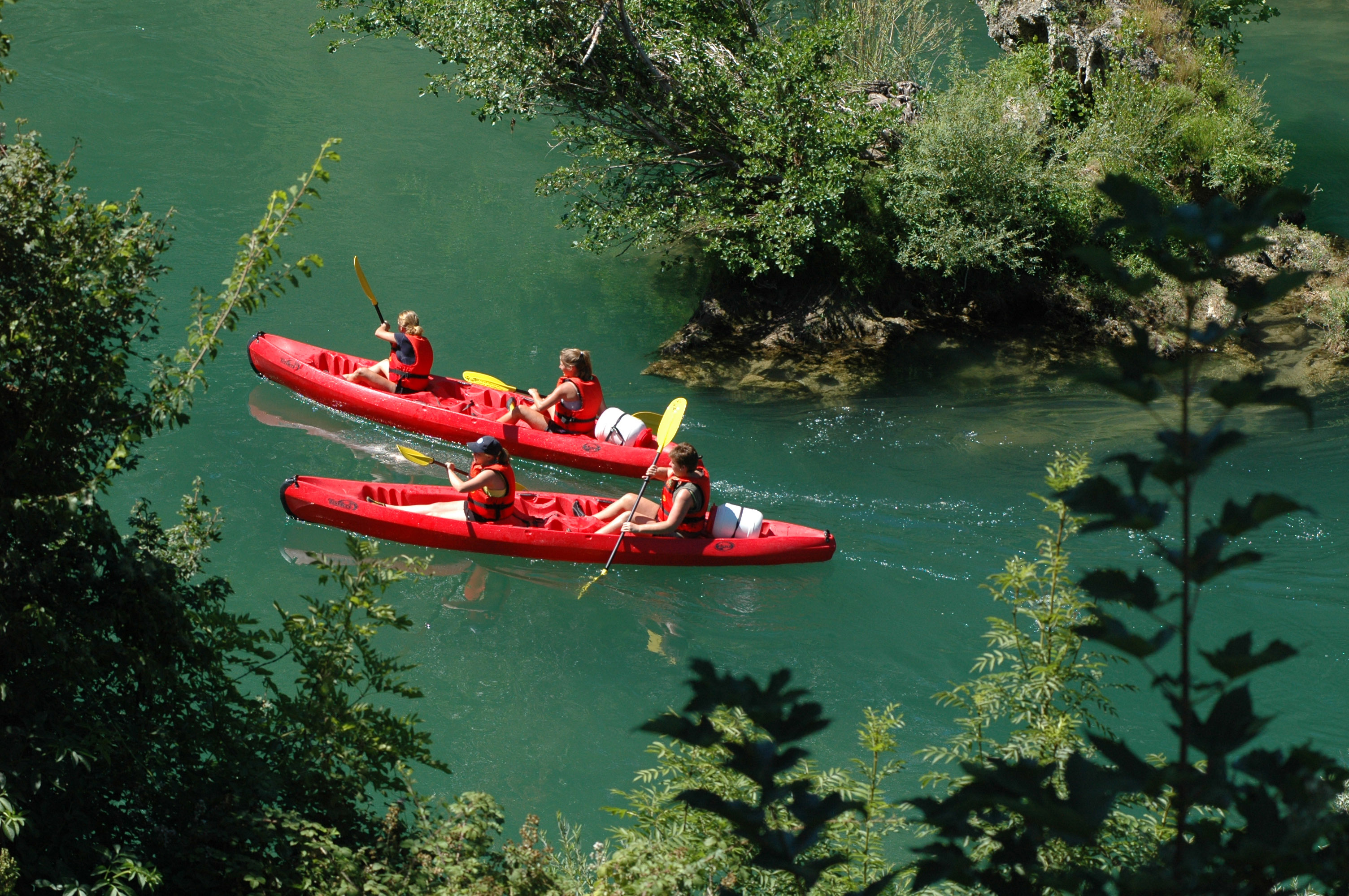 Canoë sur la rivière Tarn