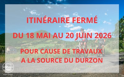 Fermeture travaux à la source du Durzon