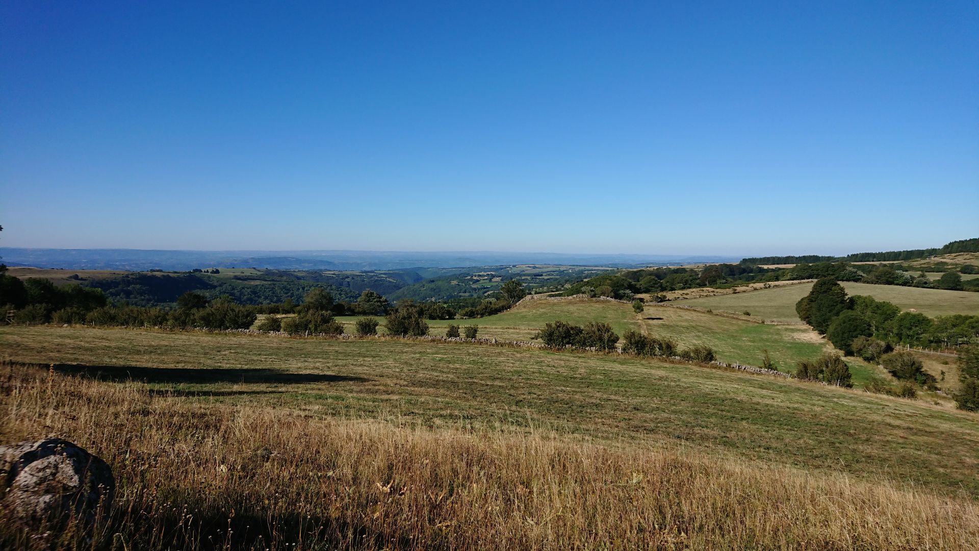 Les boraldes s'étirant vers la vallée du Lot