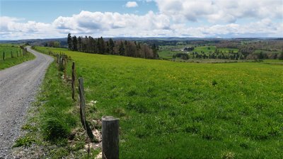 Les dernières vue sur le plateau de l'Aubrac avant de rejoindre les abords de la Margeride