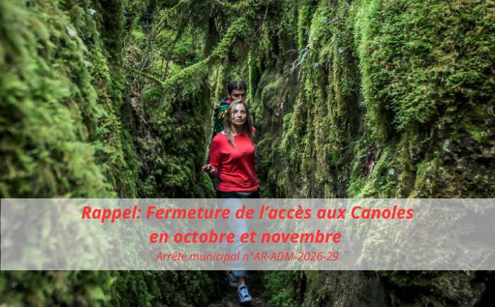 Rappel fermeture