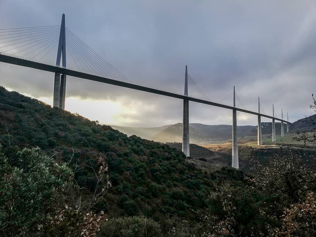Viaduc de Millau par les sentiers