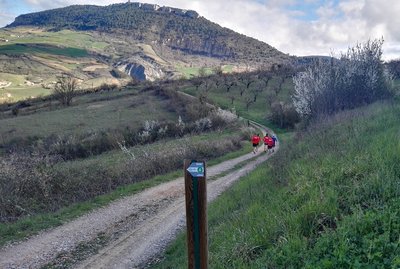 L'équipe de Belgique de trail sur le parcours 6