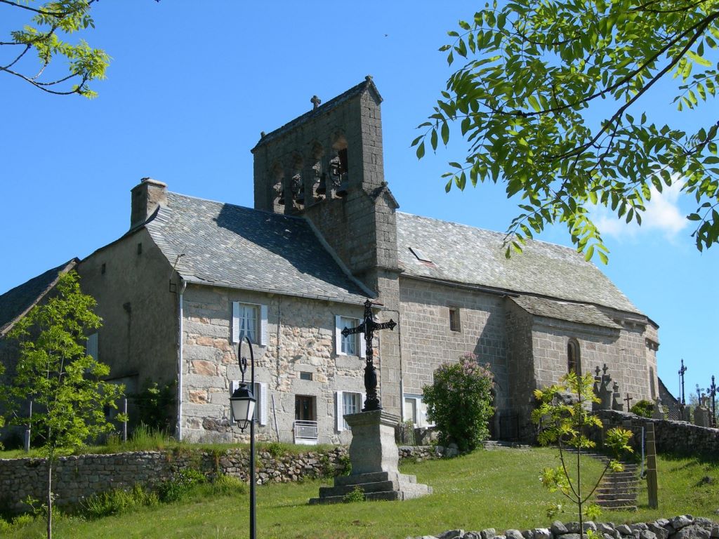 L'eglise de Saint-Rémy-de-Chaudes-Aigues