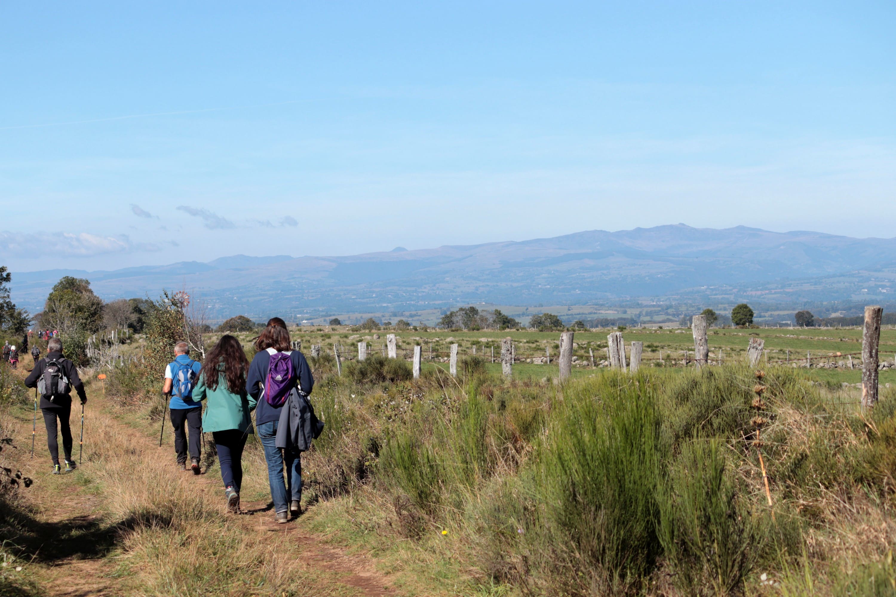 Vue sur les Monts du Cantal