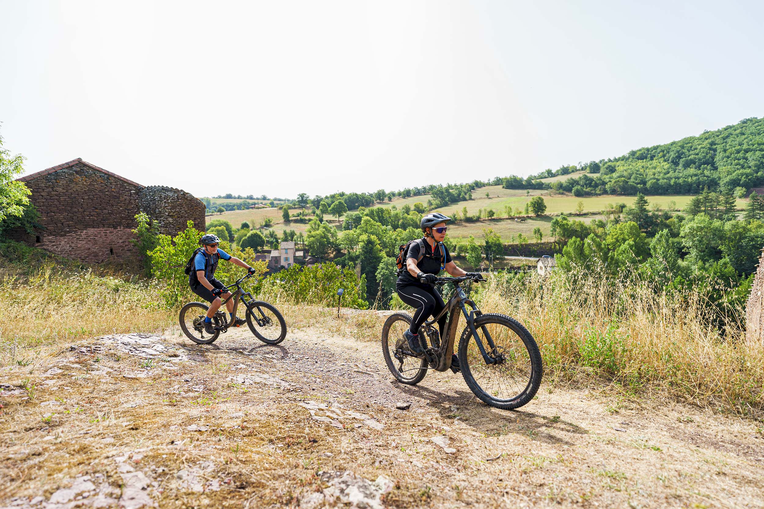 VTT Combret haut du village - ©Exo Dams