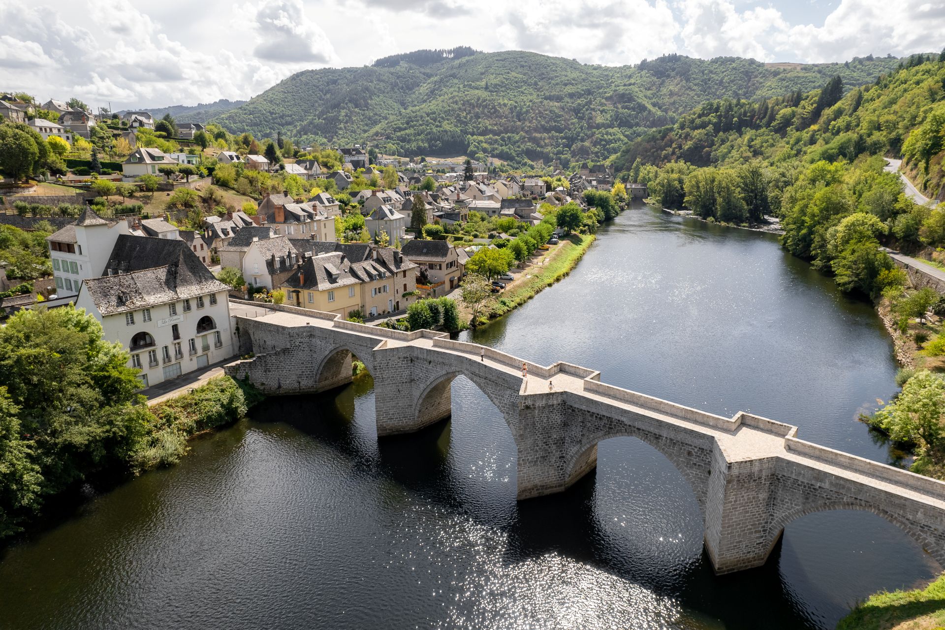 Le pont de la Truyère à Entraygues